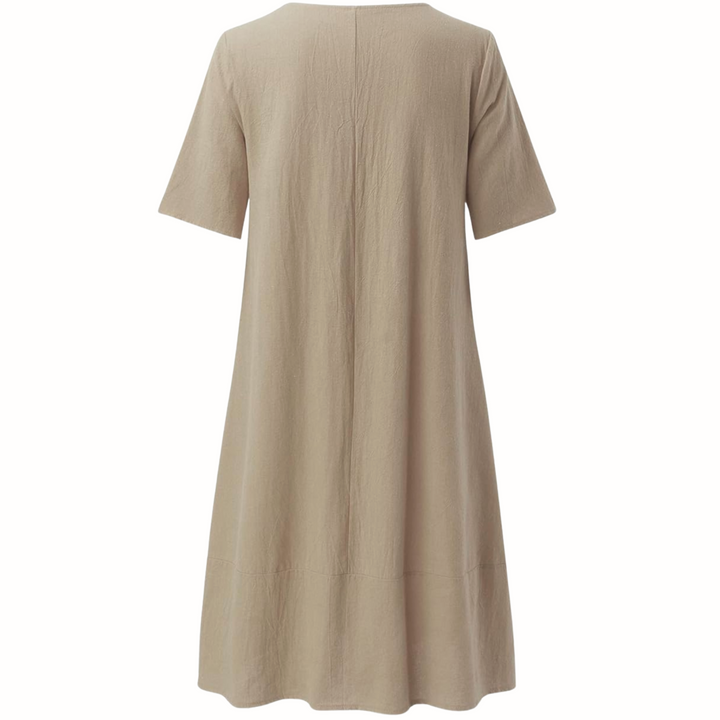 Evelyn Relaxed Pocket Midi Dress