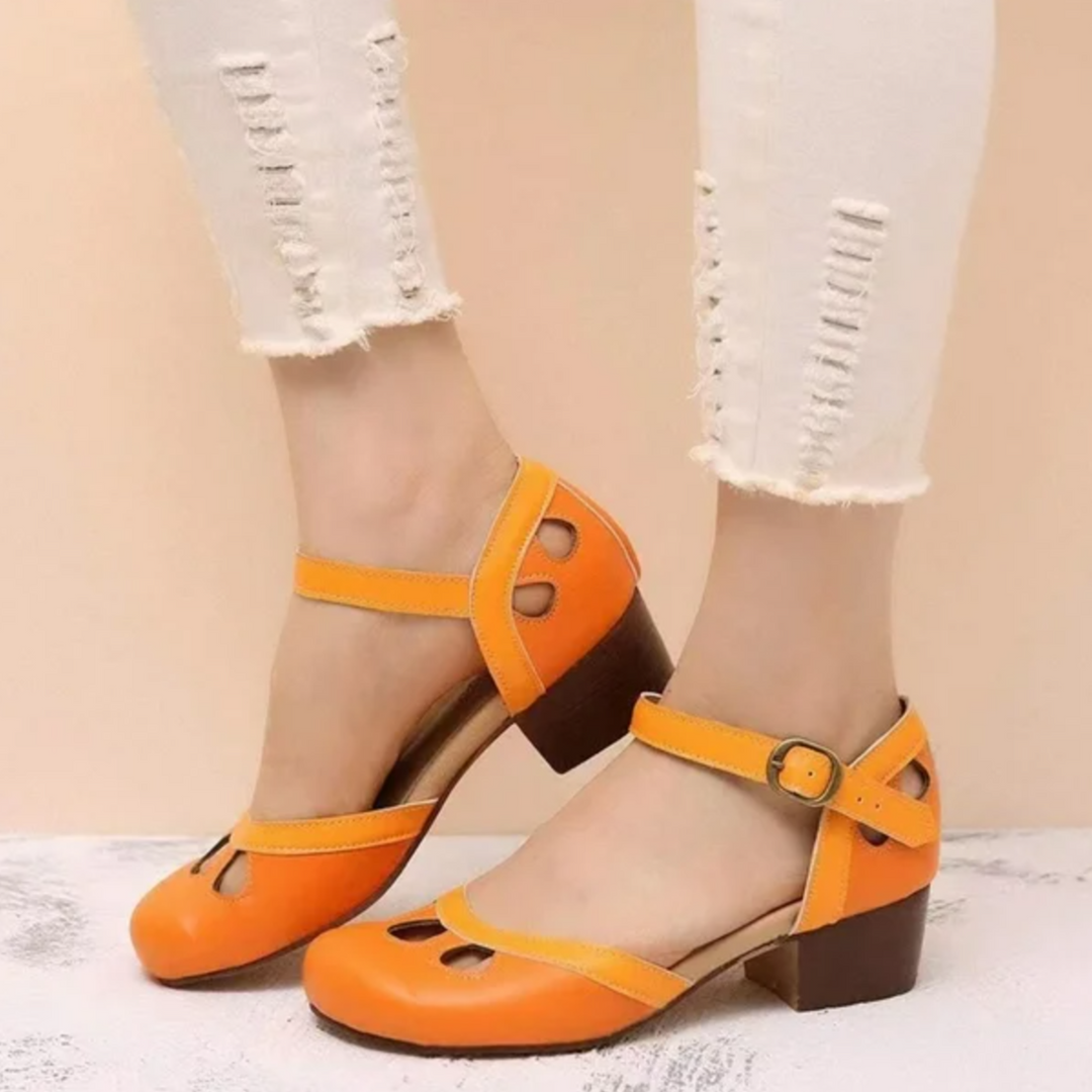 Patti Low Heeled Comfort Sandals