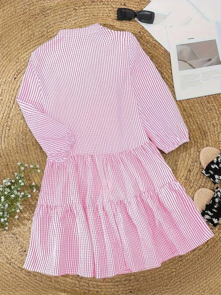 Rosie Gingham Mini Dress