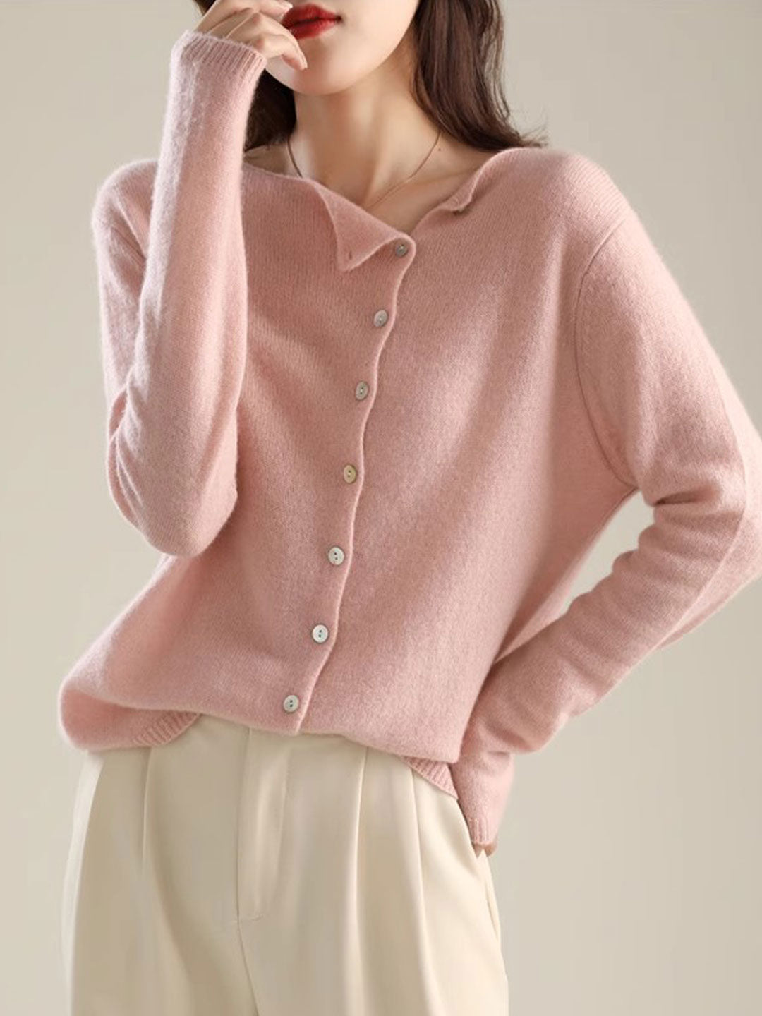 Lilou Soft Button Cardigan