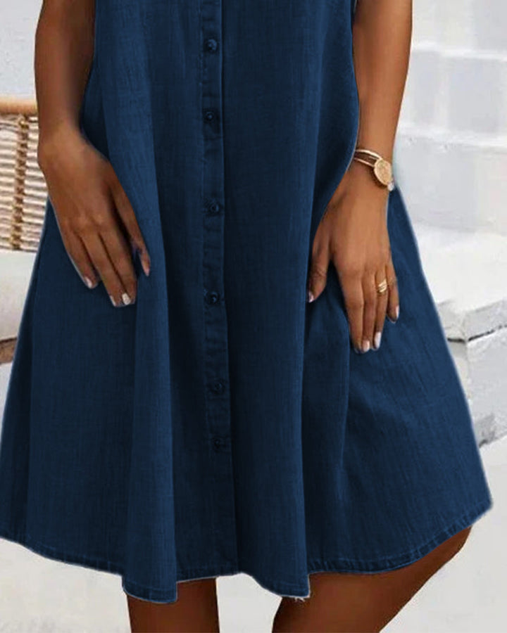 Jennifer Denim Look Shirt Dress