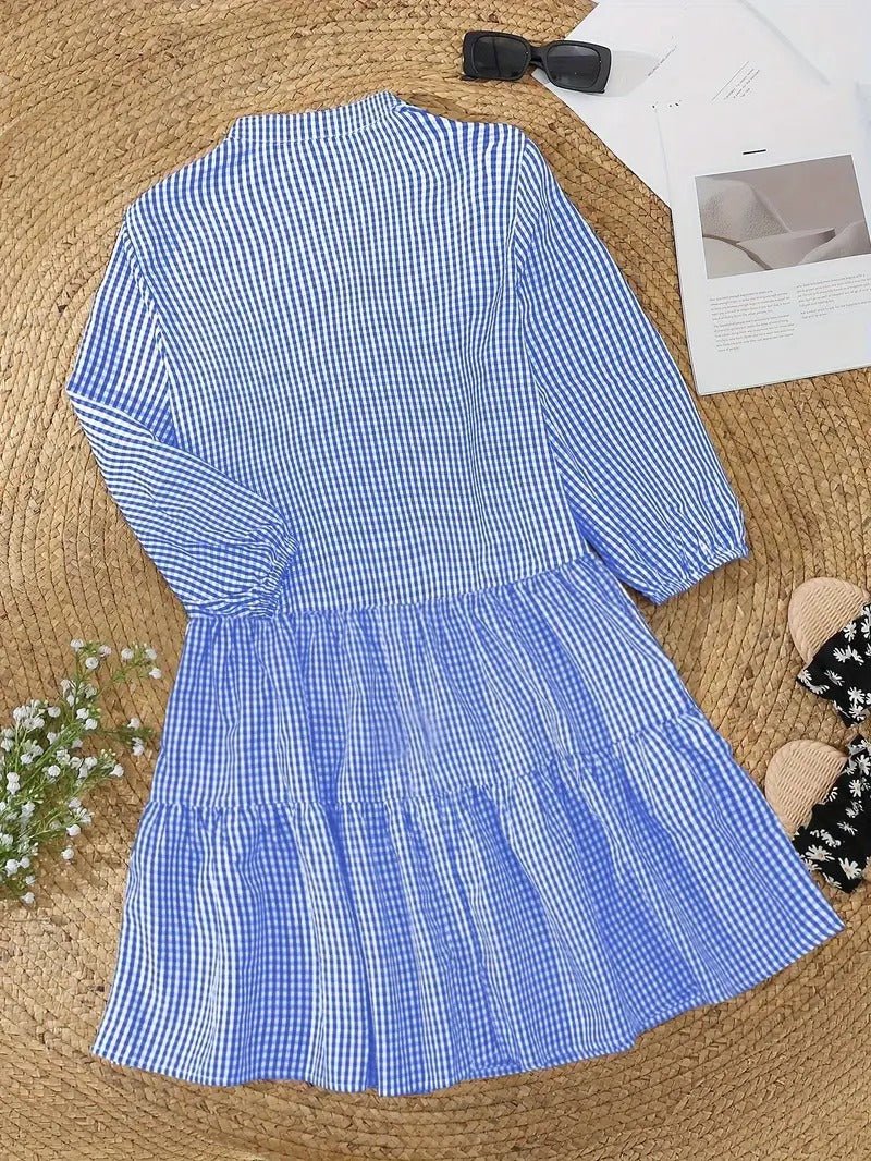 Rosie Gingham Mini Dress