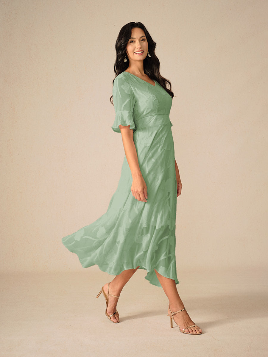 Kyla Elegant Lace Midi Dress