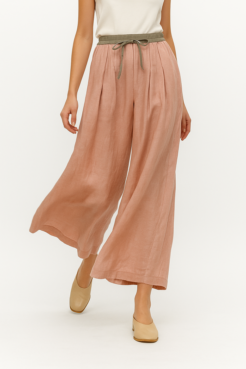 Avelie Linen Tapered Trousers