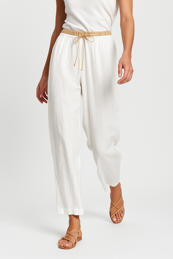 Avelie Linen Tapered Trousers