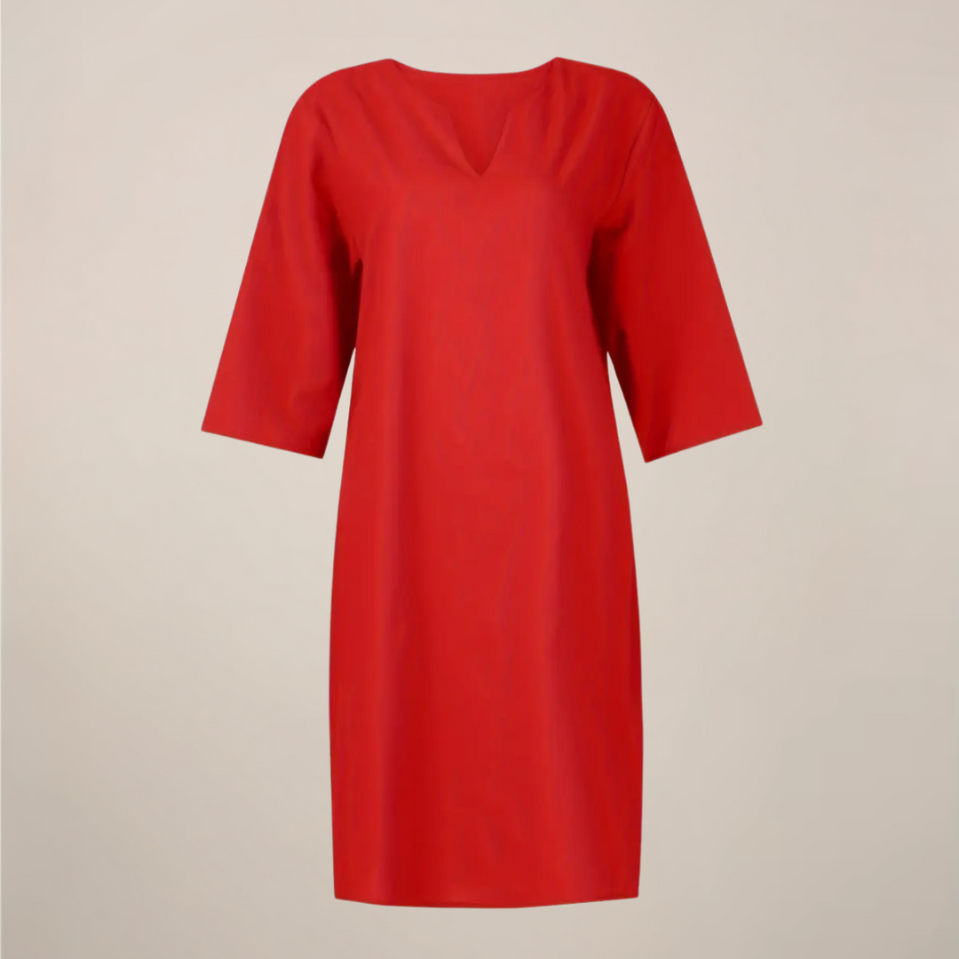 Serena Button Front Midi Summer Dress