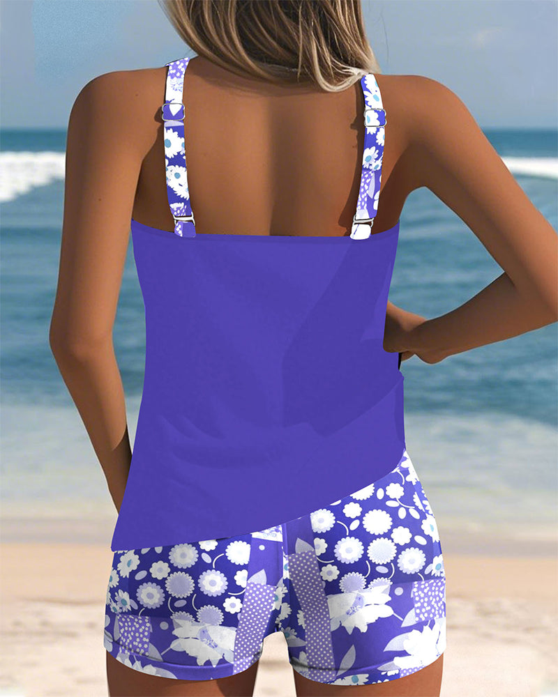Melanie Floral Beach Swim Set
