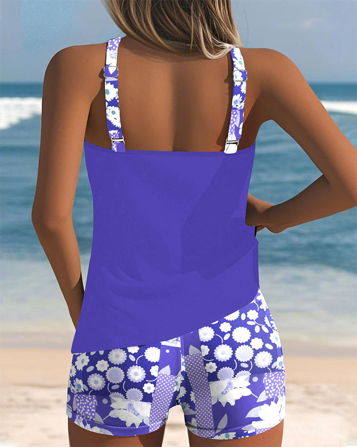 Melanie Floral Beach Swim Set