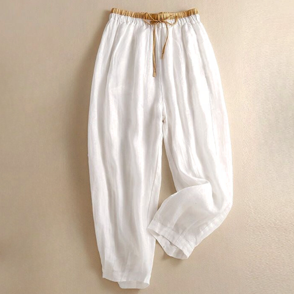 Avelie Linen Tapered Trousers