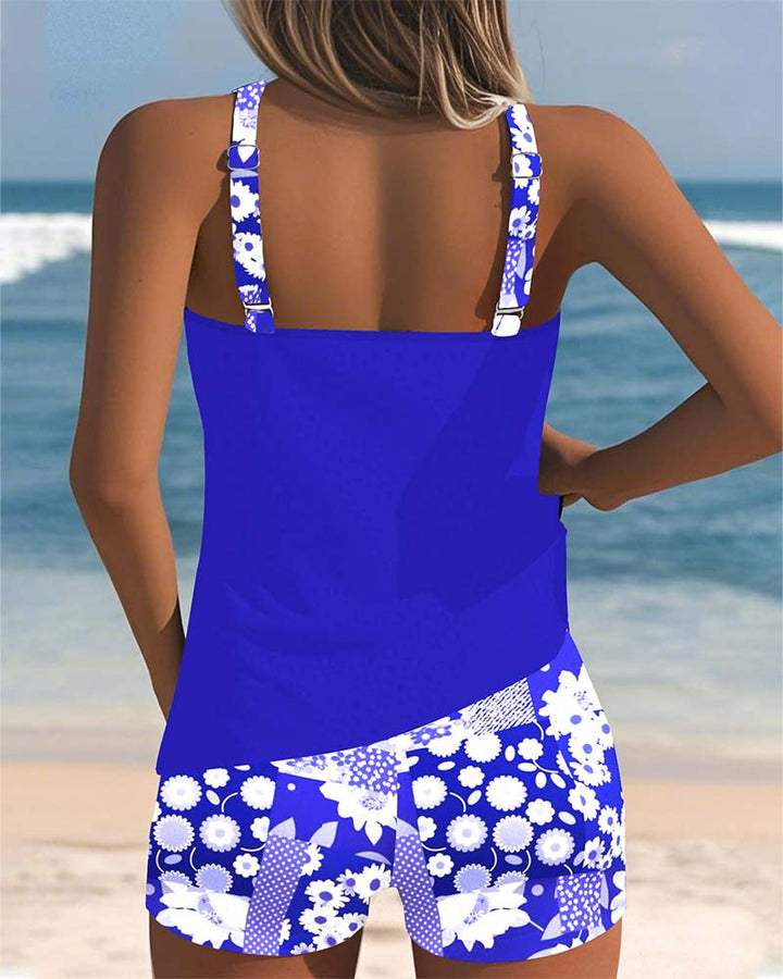 Melanie Floral Beach Swim Set