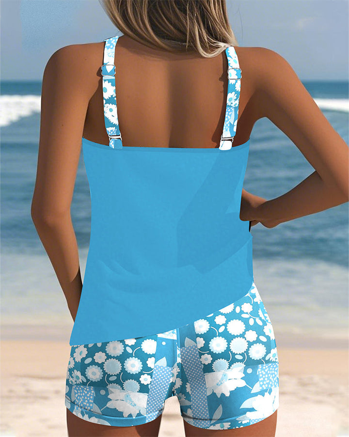Melanie Floral Beach Swim Set