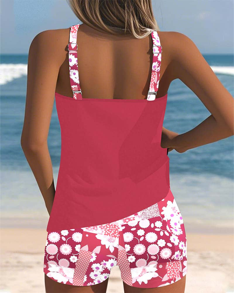 Melanie Floral Beach Swim Set
