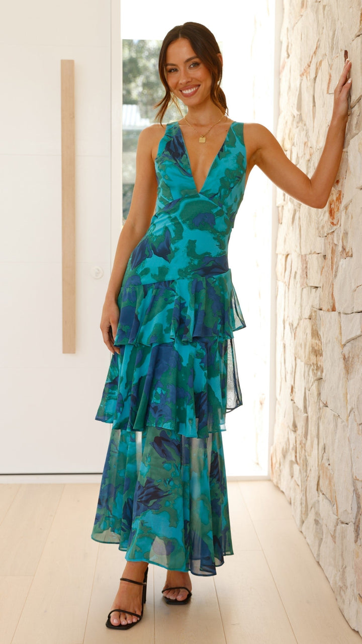 Eileen Tiered Maxi Dress