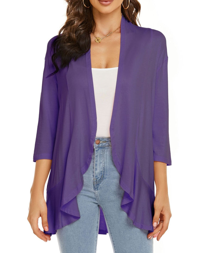 Liora Open-Front Cardigan