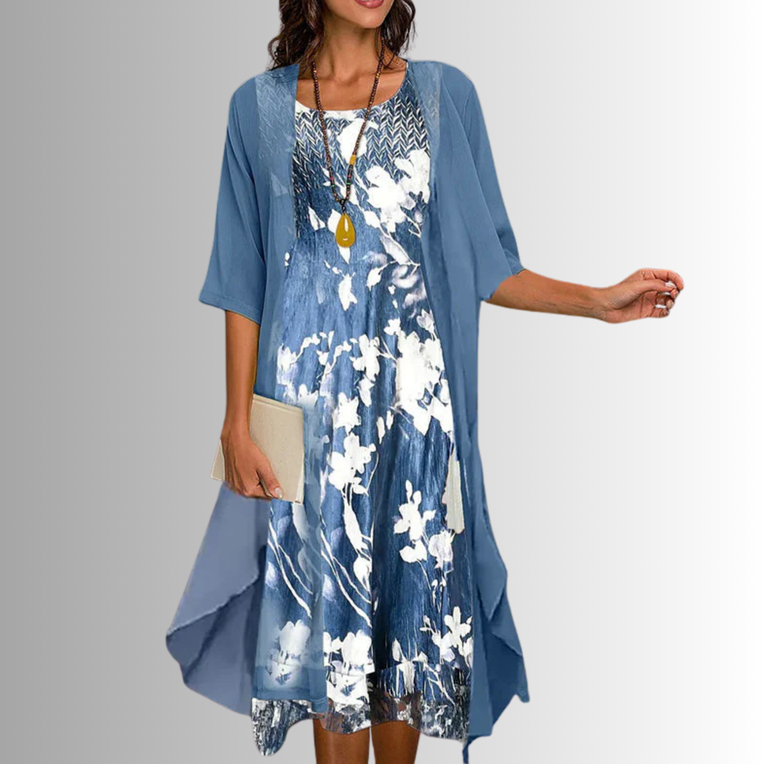 Judith Elegant Layered Dress Set