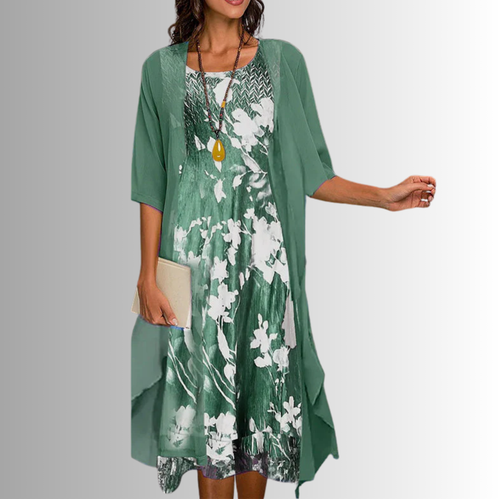 Judith Elegant Layered Dress Set