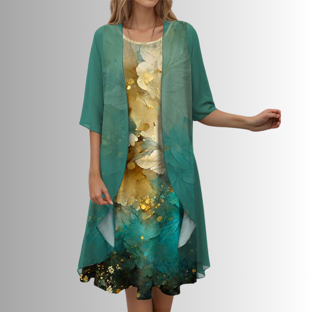 Judith Elegant Layered Dress Set