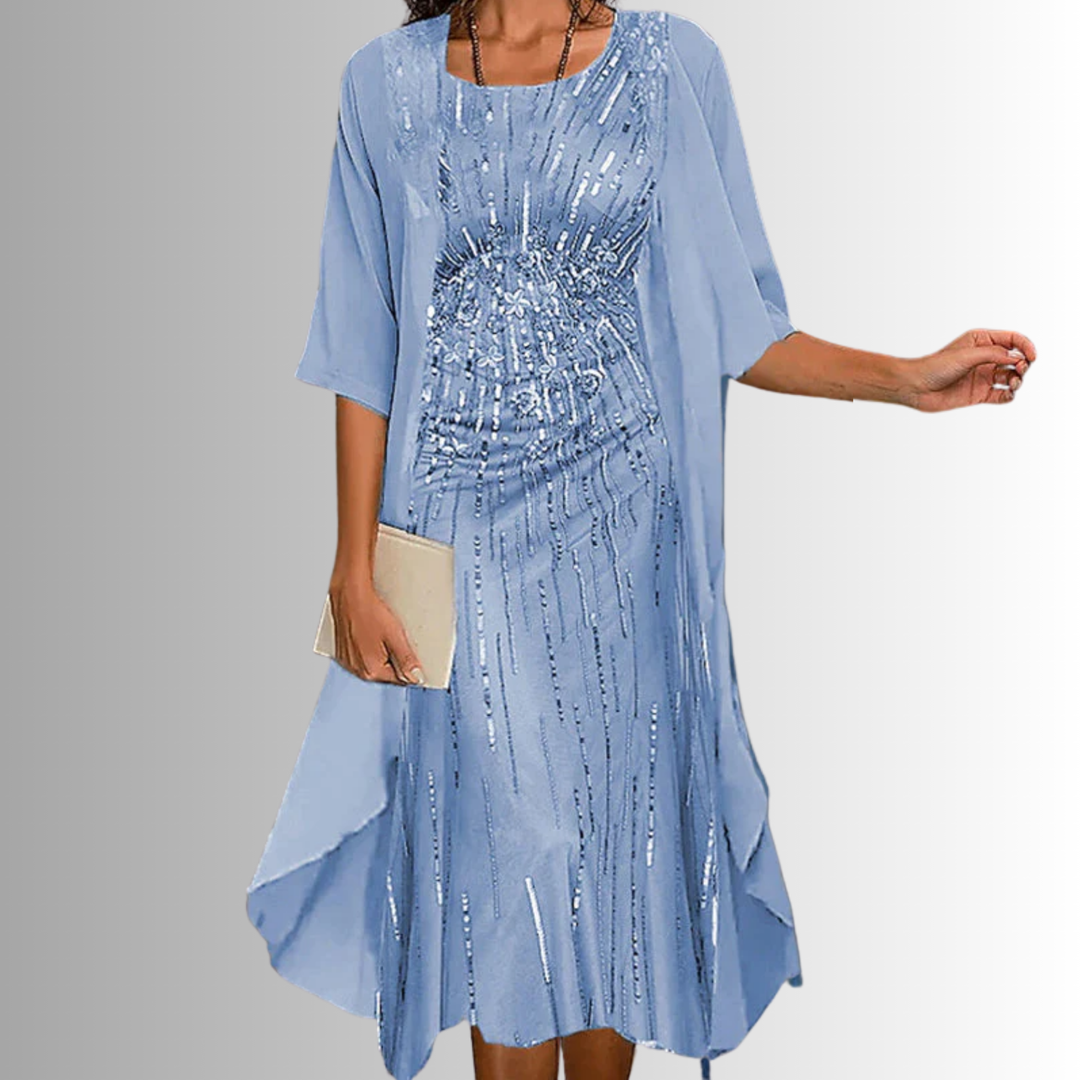 Judith Elegant Layered Dress Set