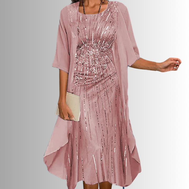 Judith Elegant Layered Dress Set