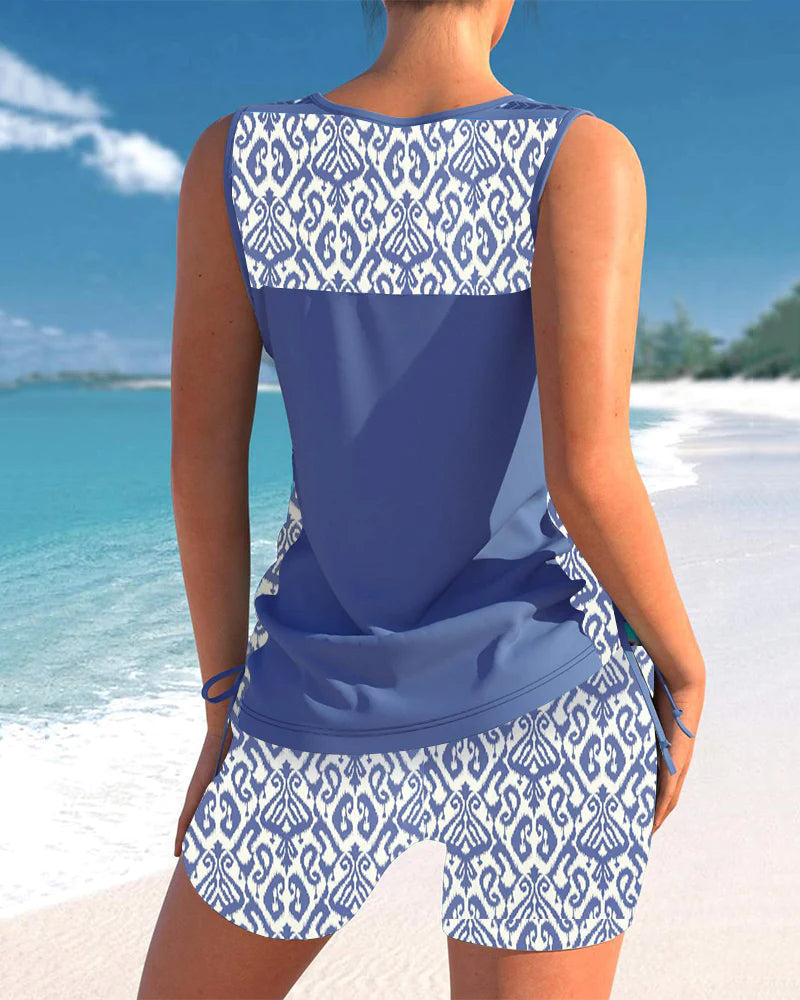 Blanche Printed Tankini Set