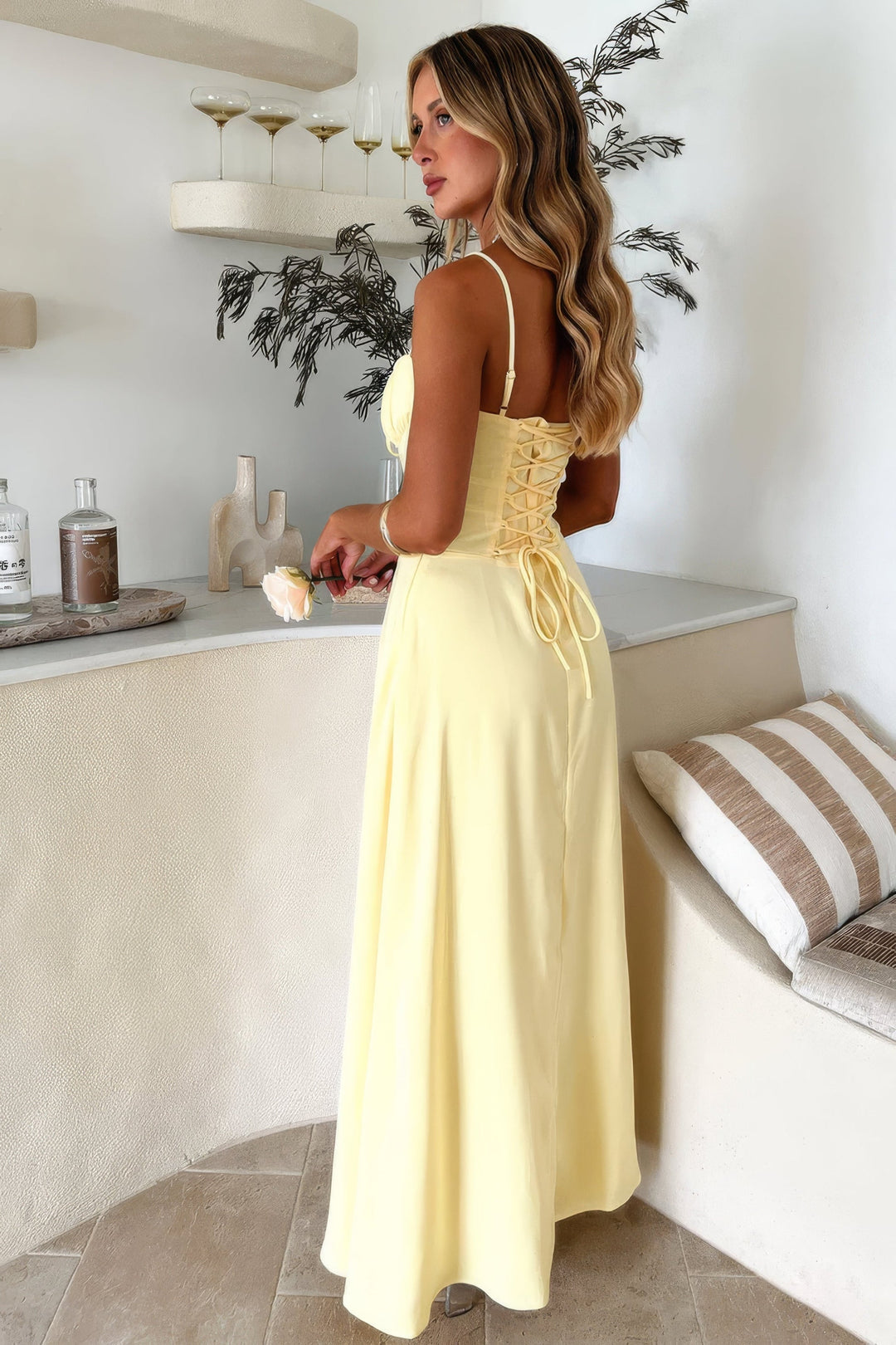 Aria Corset Bodice Maxi Dress