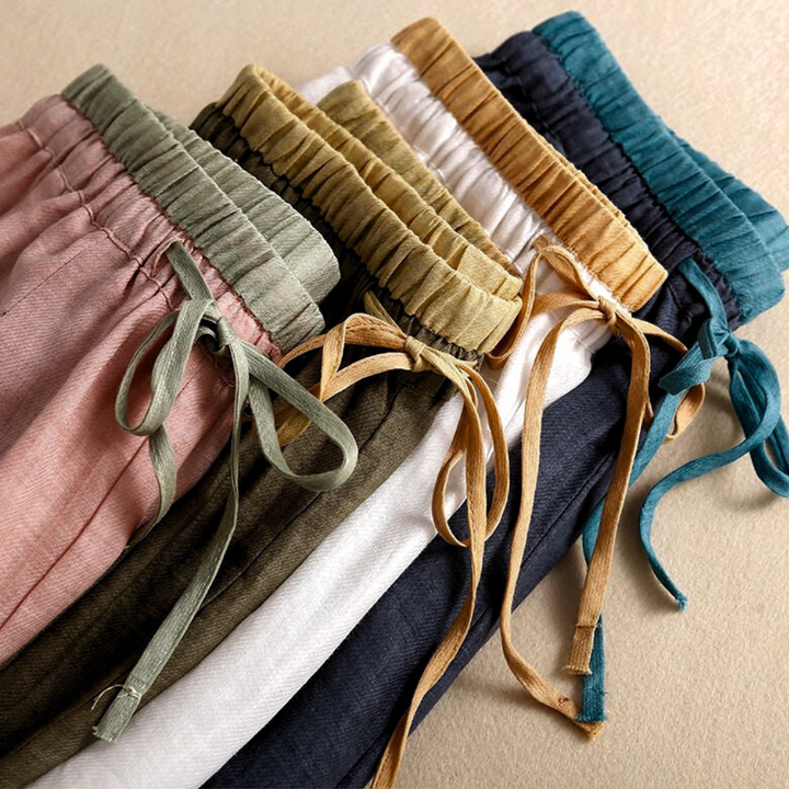 Avelie Linen Tapered Trousers