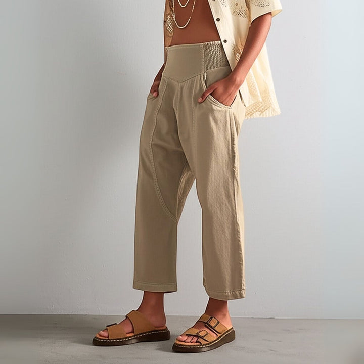 Marlowe Washed Wide-Leg Pants