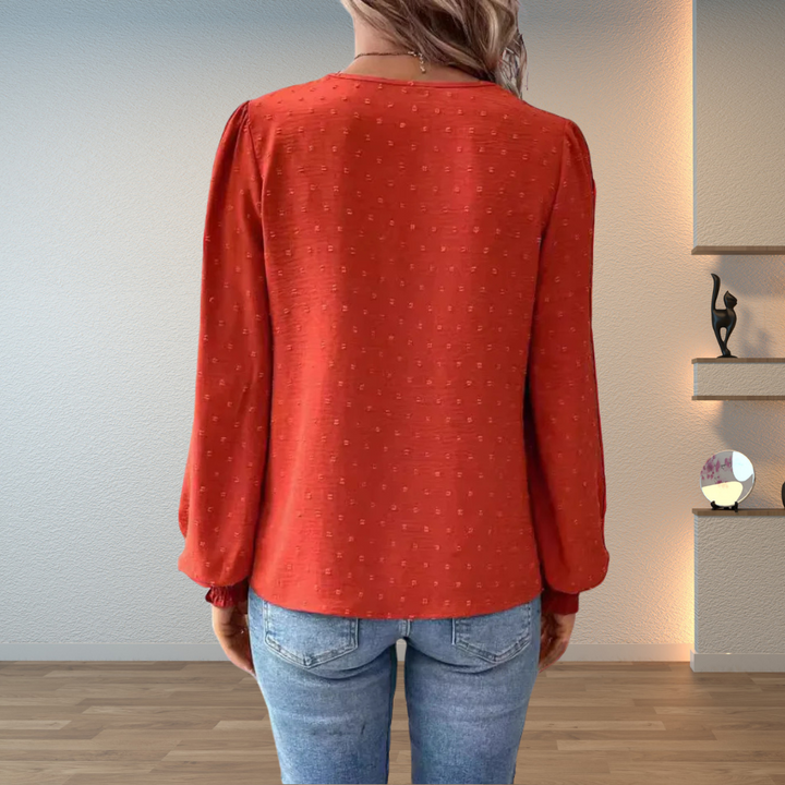 Colette Elegant Lace Detail Blouse