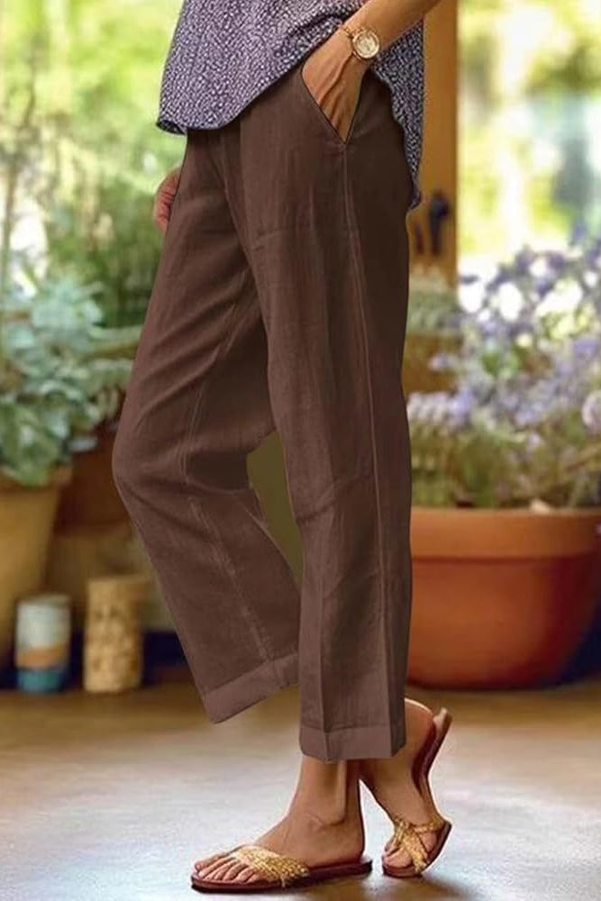 Rita Relaxed Straight Leg Trousers