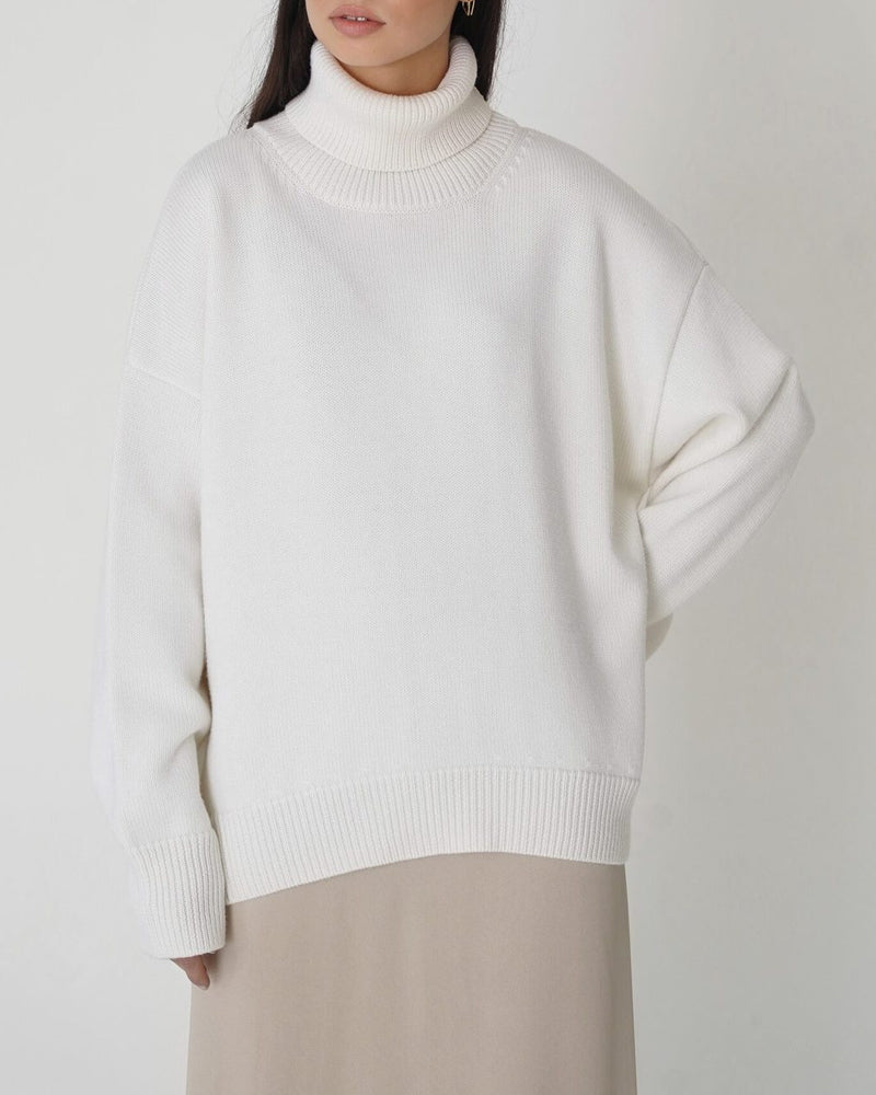 Élodie Roll-Neck Oversized Jumper