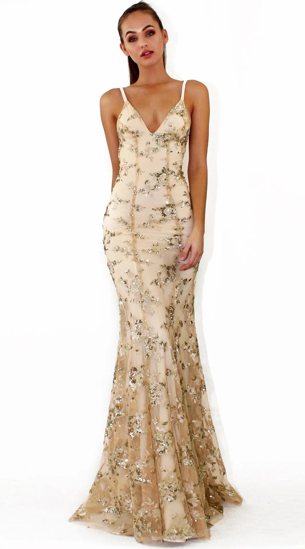 Selene Sequin Mermaid Maxi Dress