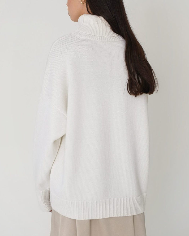 Élodie Roll-Neck Oversized Jumper