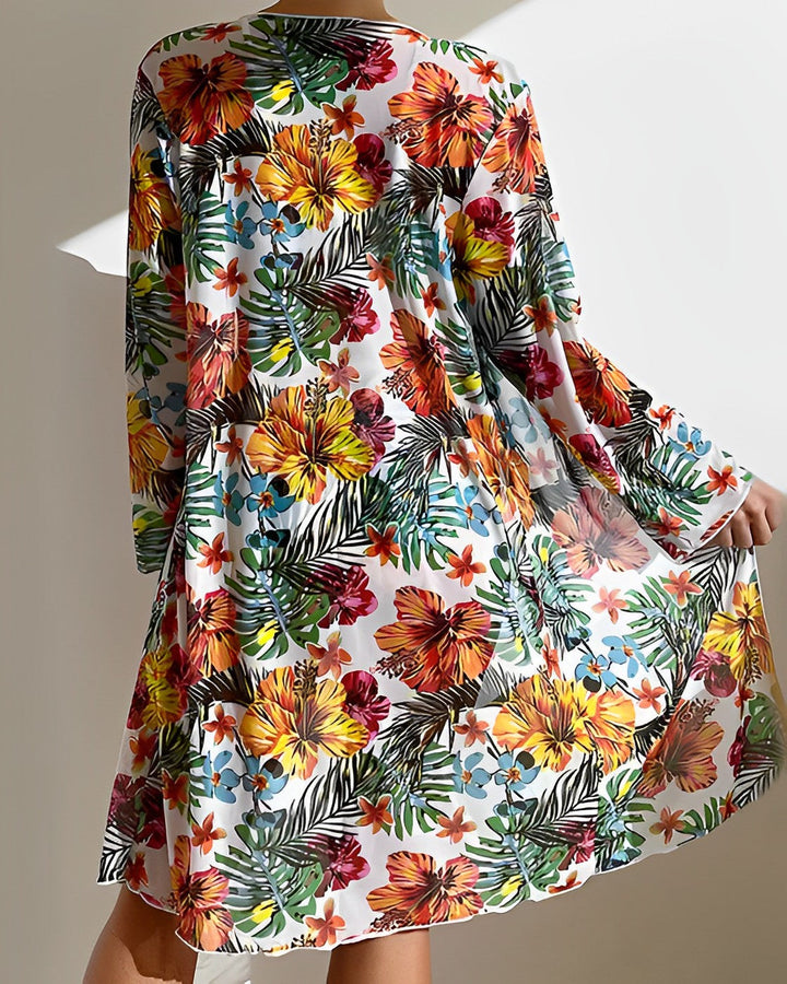 Juanita Tropical Print Bikini Set