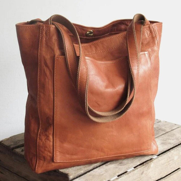Debbie Elegant Everyday Leather Tote Bag