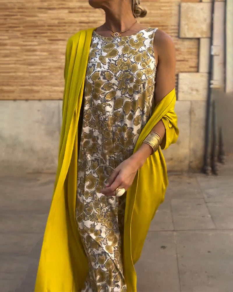 Isolde Cardigan Maxi Dress