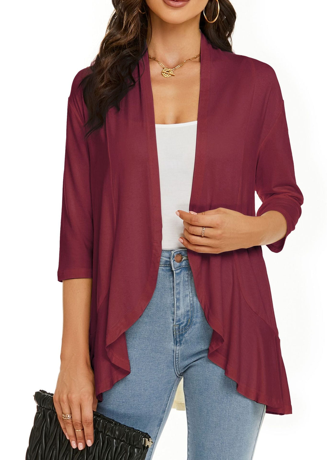 Liora Open-Front Cardigan