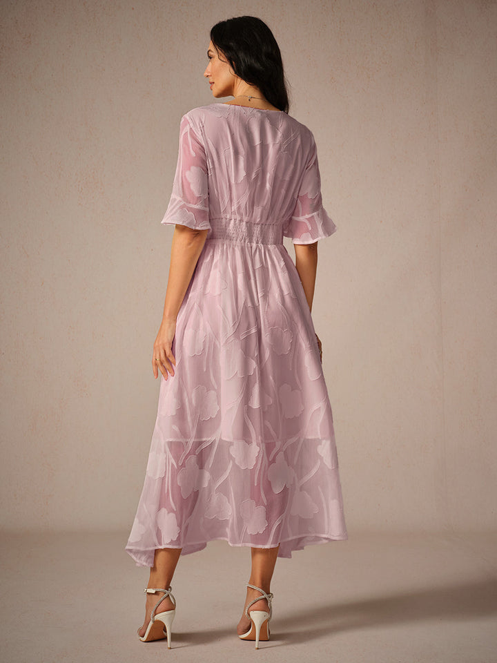 Kyla Elegant Lace Midi Dress