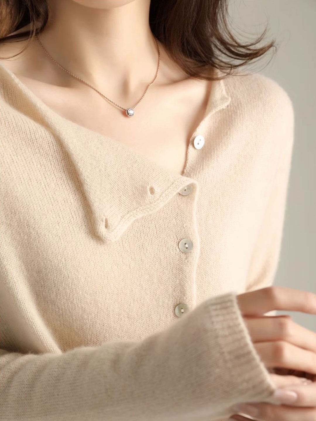 Lilou Soft Button Cardigan