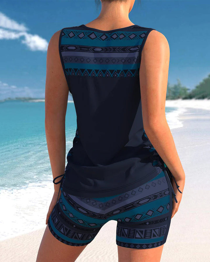 Blanche Printed Tankini Set