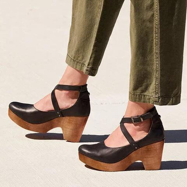 Teresa Closed Toe Wedge Heels