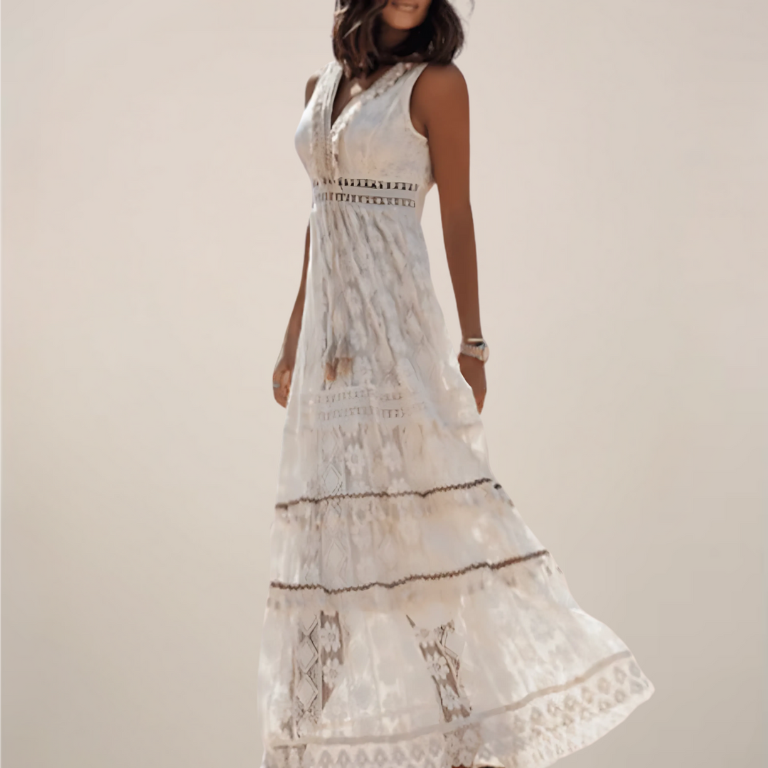 Lina Empire Waist Maxi Dress