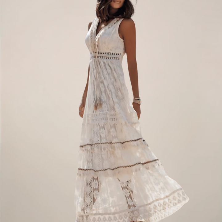 Lina Empire Waist Maxi Dress