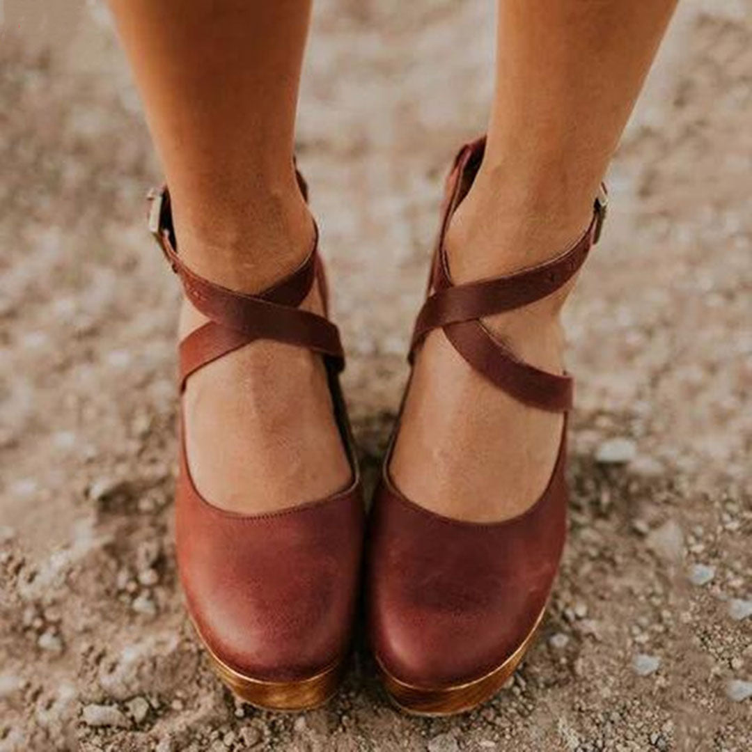 Teresa Closed Toe Wedge Heels