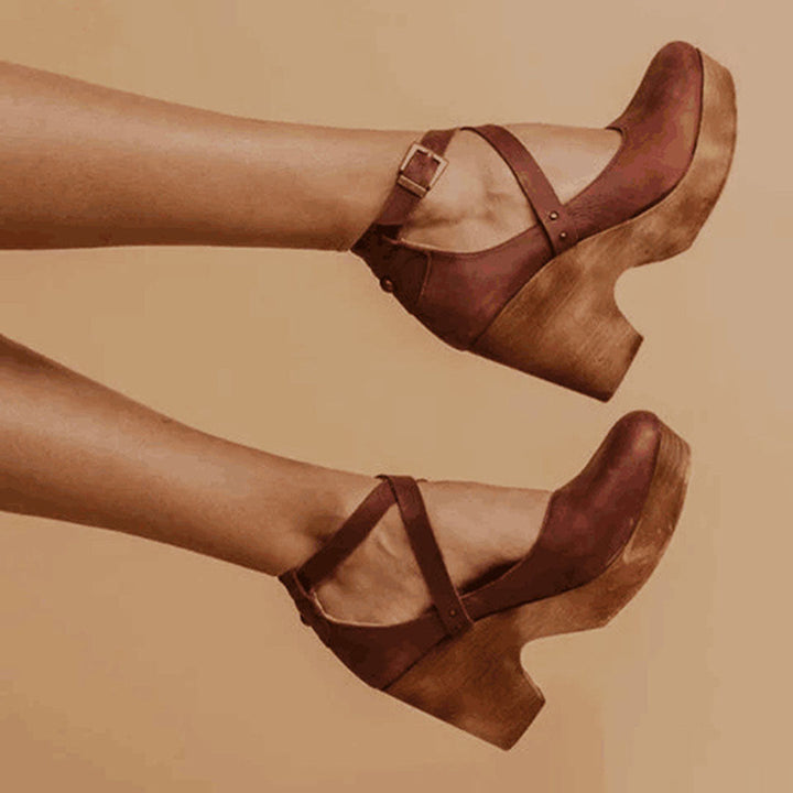 Teresa Closed Toe Wedge Heels