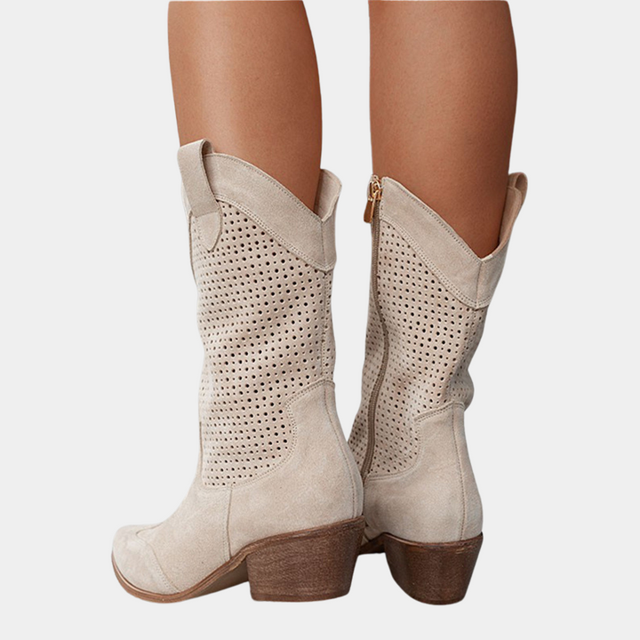 Natalie Western Orthopedic Ankle Boots