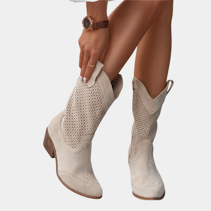 Natalie Western Orthopedic Ankle Boots