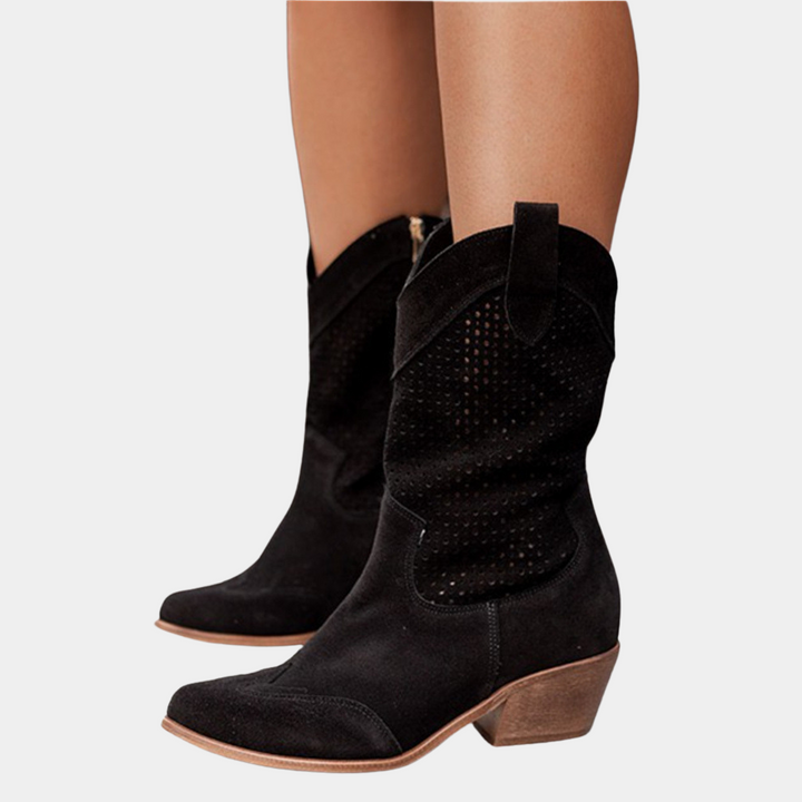 Natalie Western Orthopedic Ankle Boots