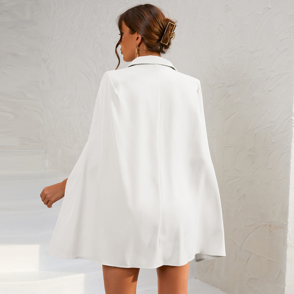 Marcella Cape Blazer Mini Dress