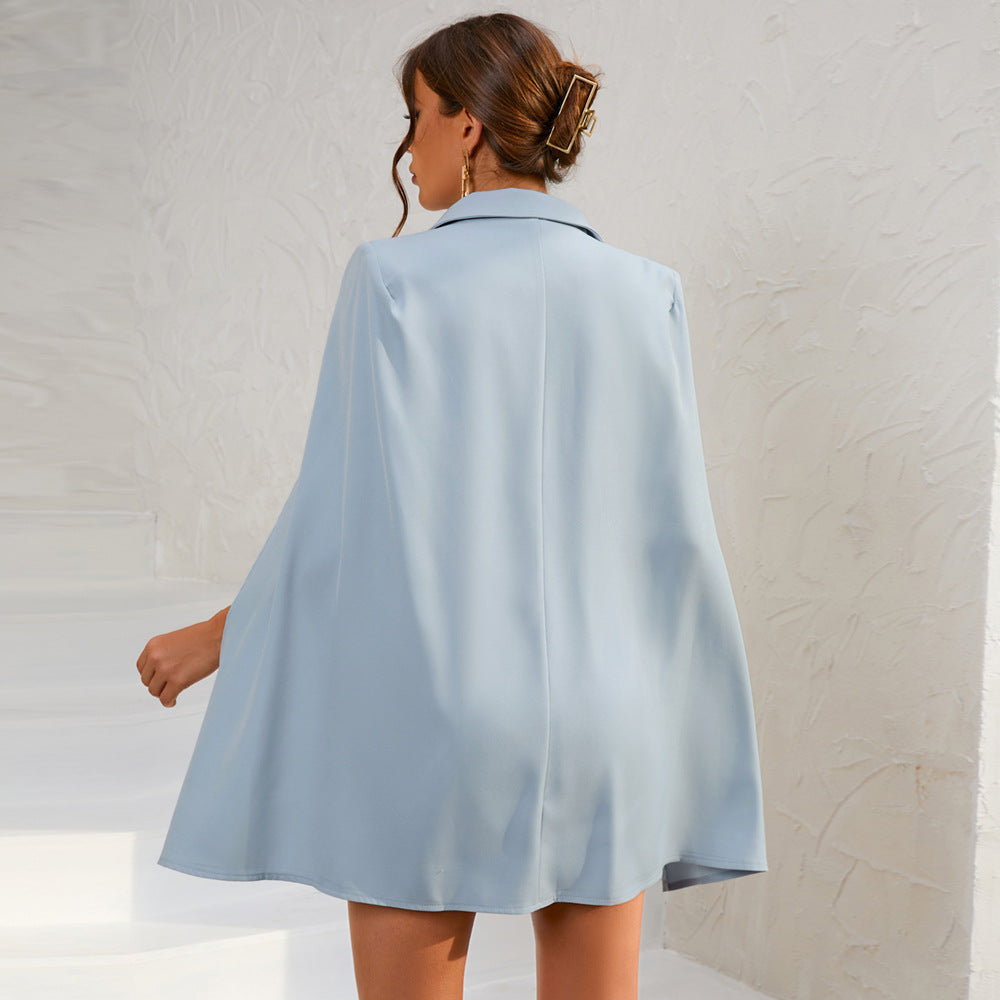 Marcella Cape Blazer Mini Dress