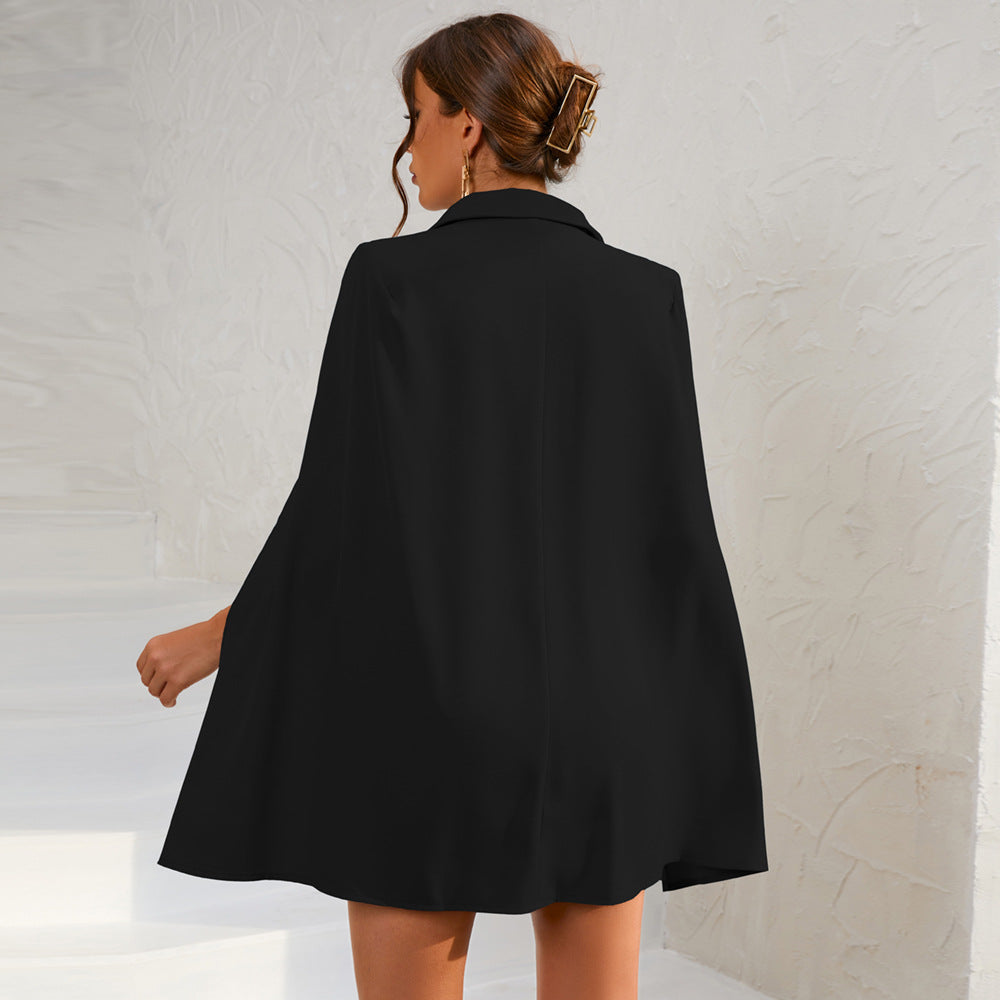 Marcella Cape Blazer Mini Dress